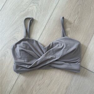 Buffbunny ivy wrap bra - chai latte